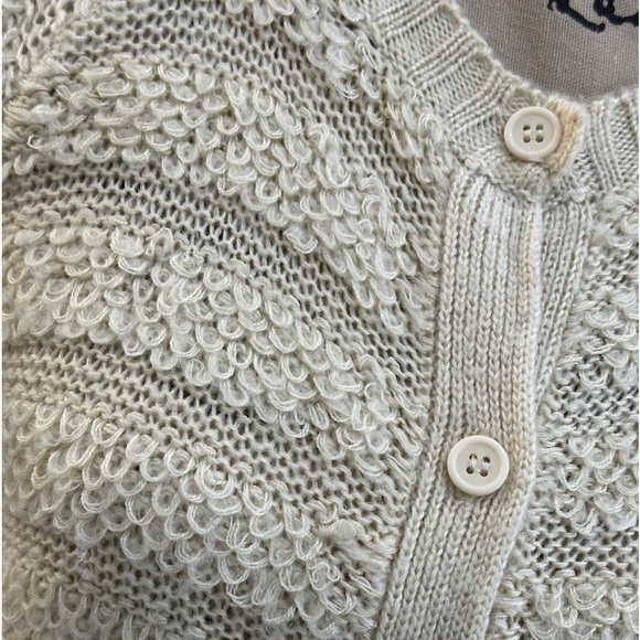 Vintage Urban Outfitters Silence & Noise Cream Cardigan Sweater - M - Picture 6 of 7
